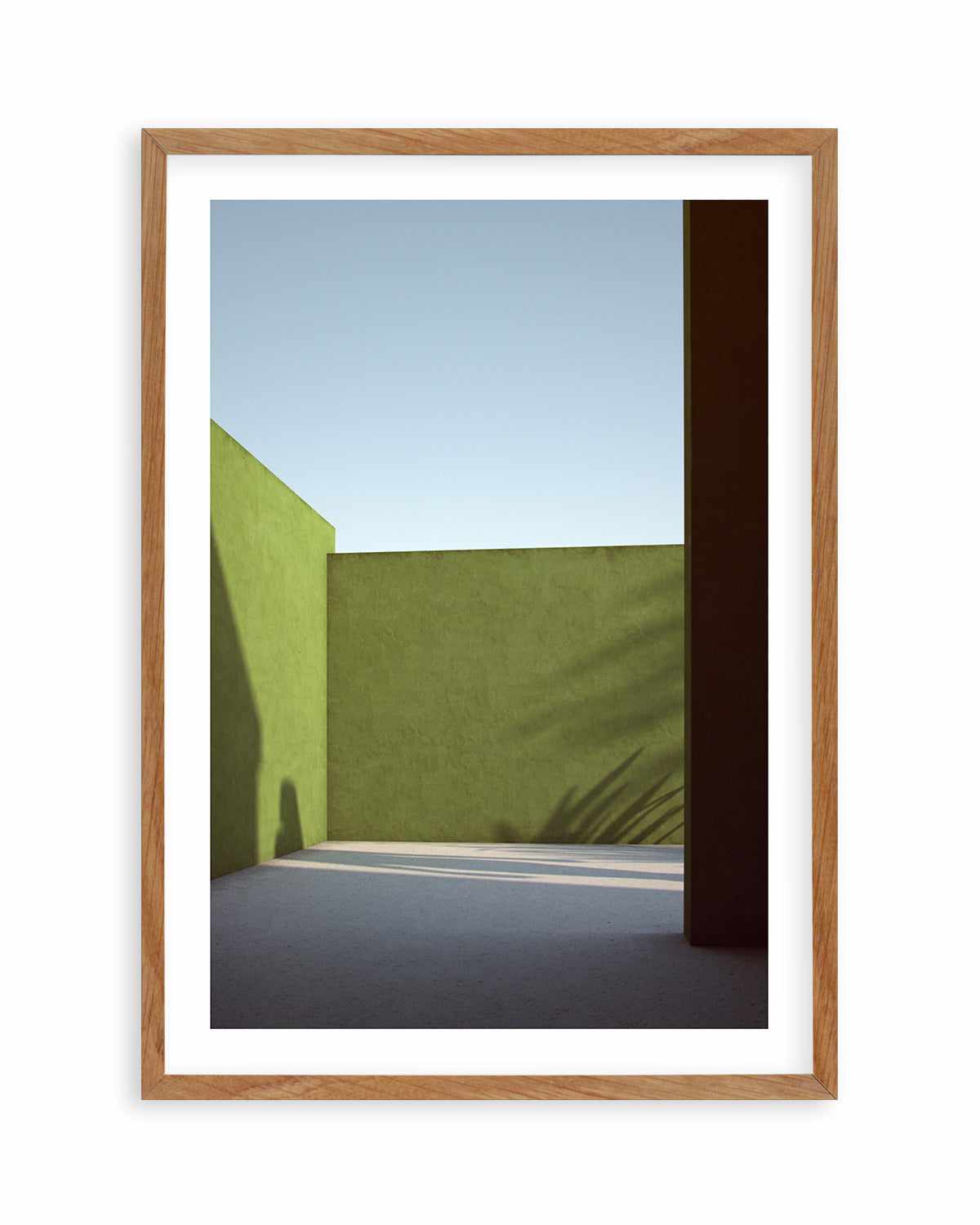 Shadows on Green by Guachinarte Art Print