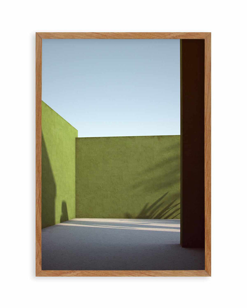 Shadows on Green by Guachinarte Art Print