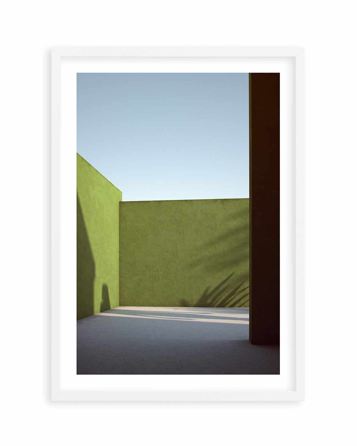 Shadows on Green by Guachinarte Art Print