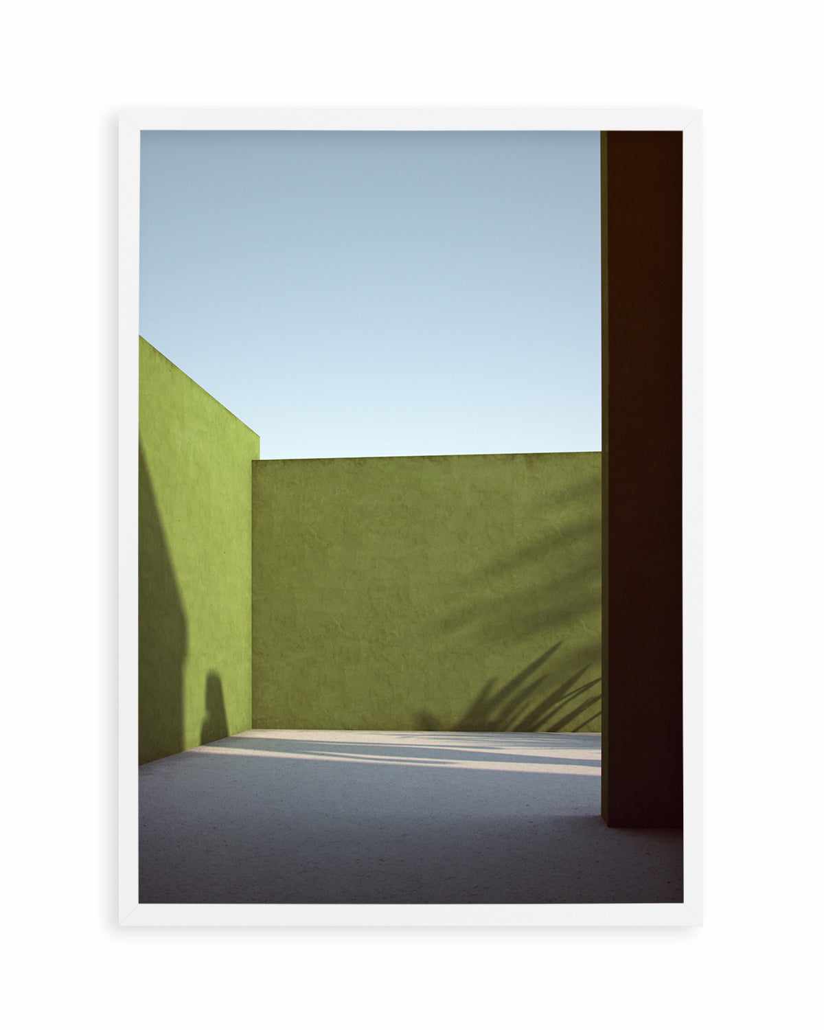 Shadows on Green by Guachinarte Art Print