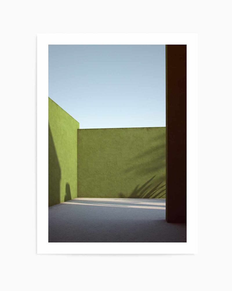 Shadows on Green by Guachinarte Art Print