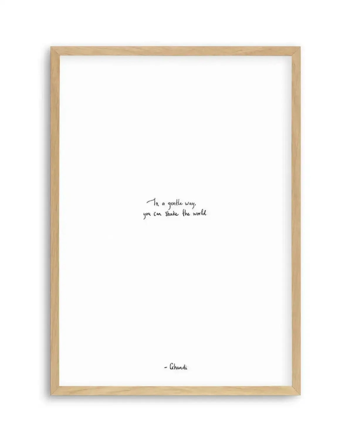 Shake the World | Hand scripted Art Print from Olive et Oriel where you can shop wallpaper and artworks online