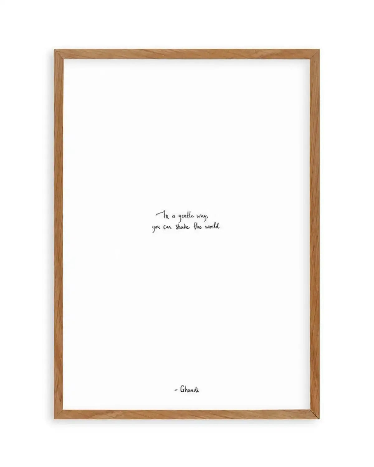 Shake the World | Hand scripted Art Print from Olive et Oriel where you can shop wallpaper and artworks online