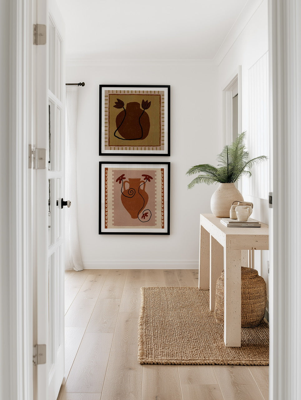 Out of Vase Blooms 9 by Shatha Al Dafai | Art Print from Olive et Oriel where you can shop wallpaper and artworks online