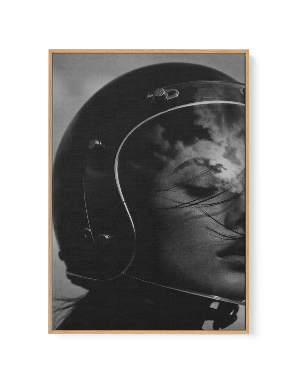 She Rides Fast | Framed Canvas Art Print from Olive et Oriel where you can shop wallpaper and artworks online