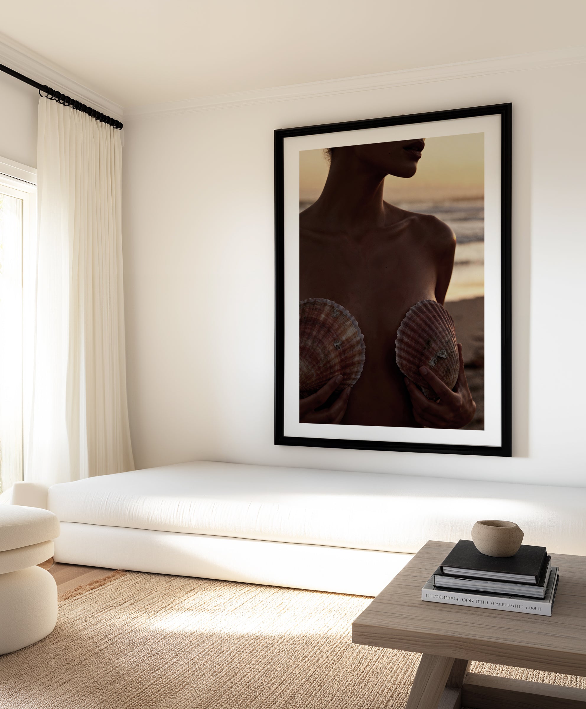 She Shells | Art Print from Olive et Oriel where you can shop wallpaper and artworks online