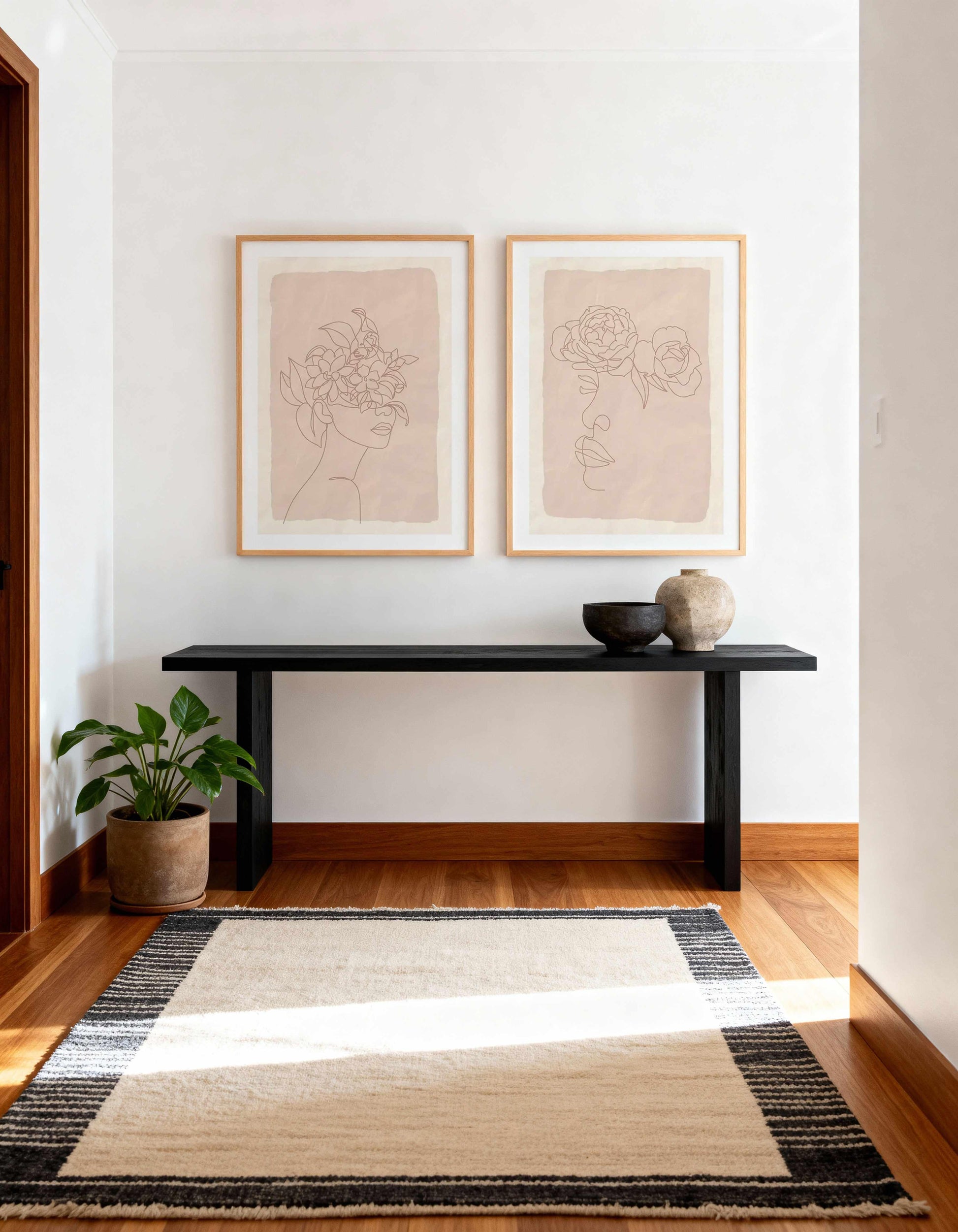 She Blooms I & II Art Print Set of 2 | Matching Wall Art from Olive et Oriel where you can shop wallpaper and artworks online