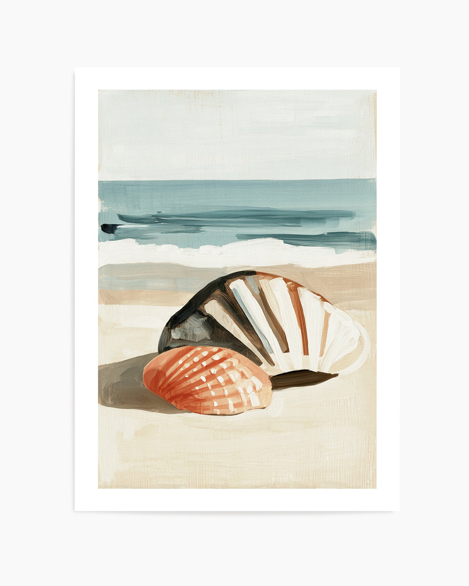 Shell Collector | Art Print from Olive et Oriel where you can shop wallpaper and artworks online