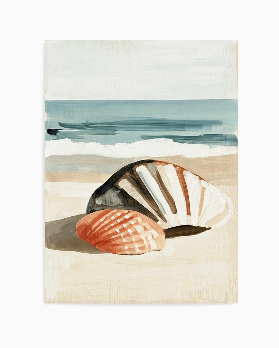 Shell Collector | Art Print from Olive et Oriel where you can shop wallpaper and artworks online