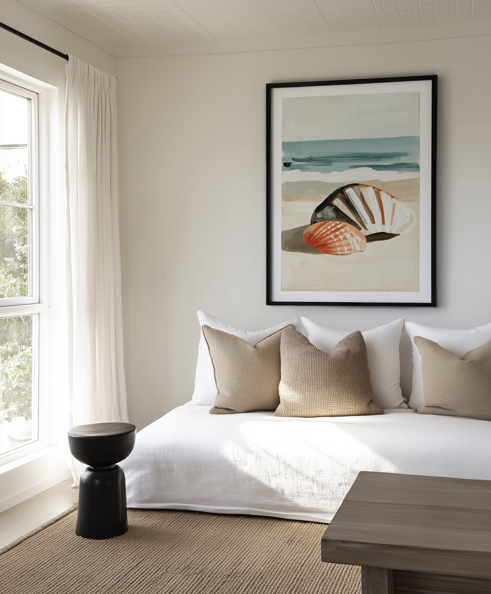 Shell Collector | Art Print from Olive et Oriel where you can shop wallpaper and artworks online