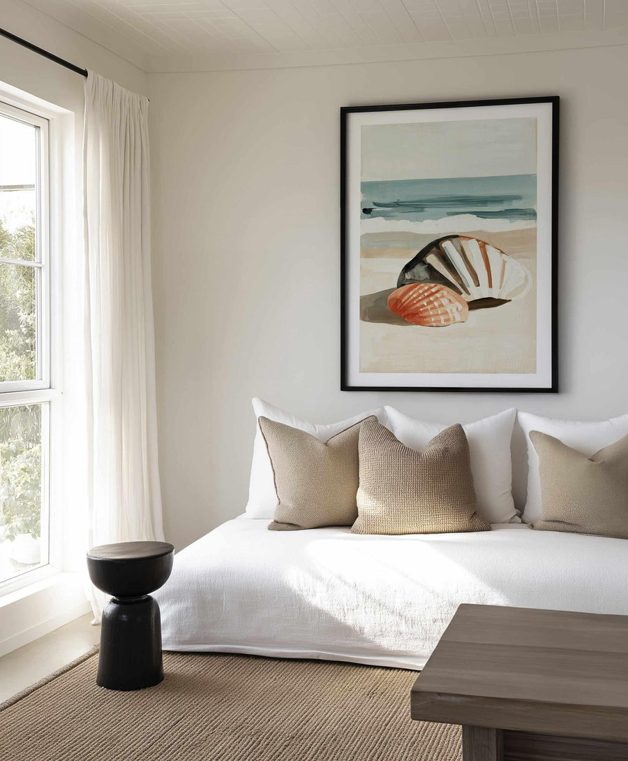 Shell Collector | Art Print from Olive et Oriel where you can shop wallpaper and artworks online