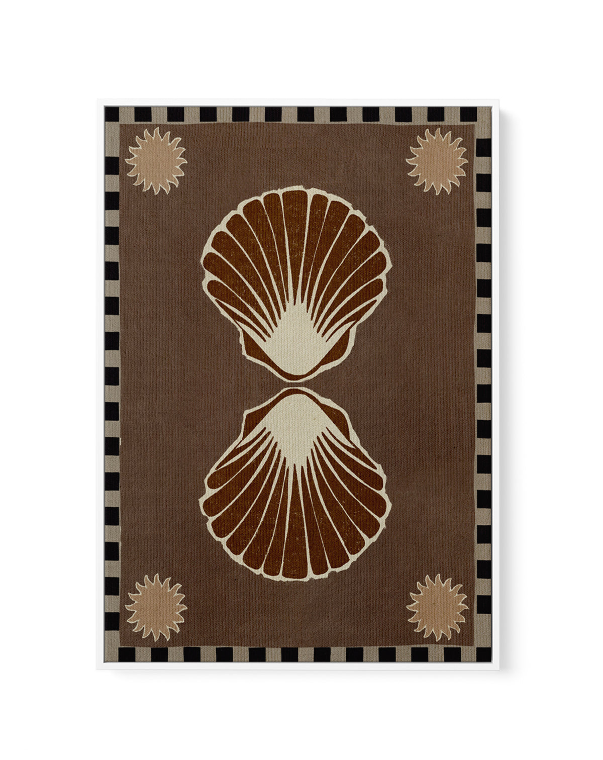Shell by Shatha Al Dafai | Framed Canvas Art Print