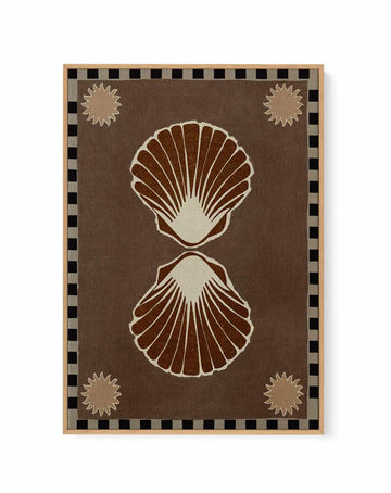 Shell by Shatha Al Dafai | Framed Canvas Art Print from Olive et Oriel where you can shop wallpaper and artworks online