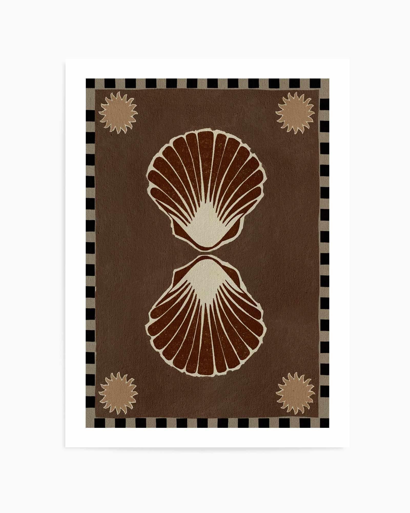 Shell by Shatha Al Dafai | Art Print from Olive et Oriel where you can shop wallpaper and artworks online