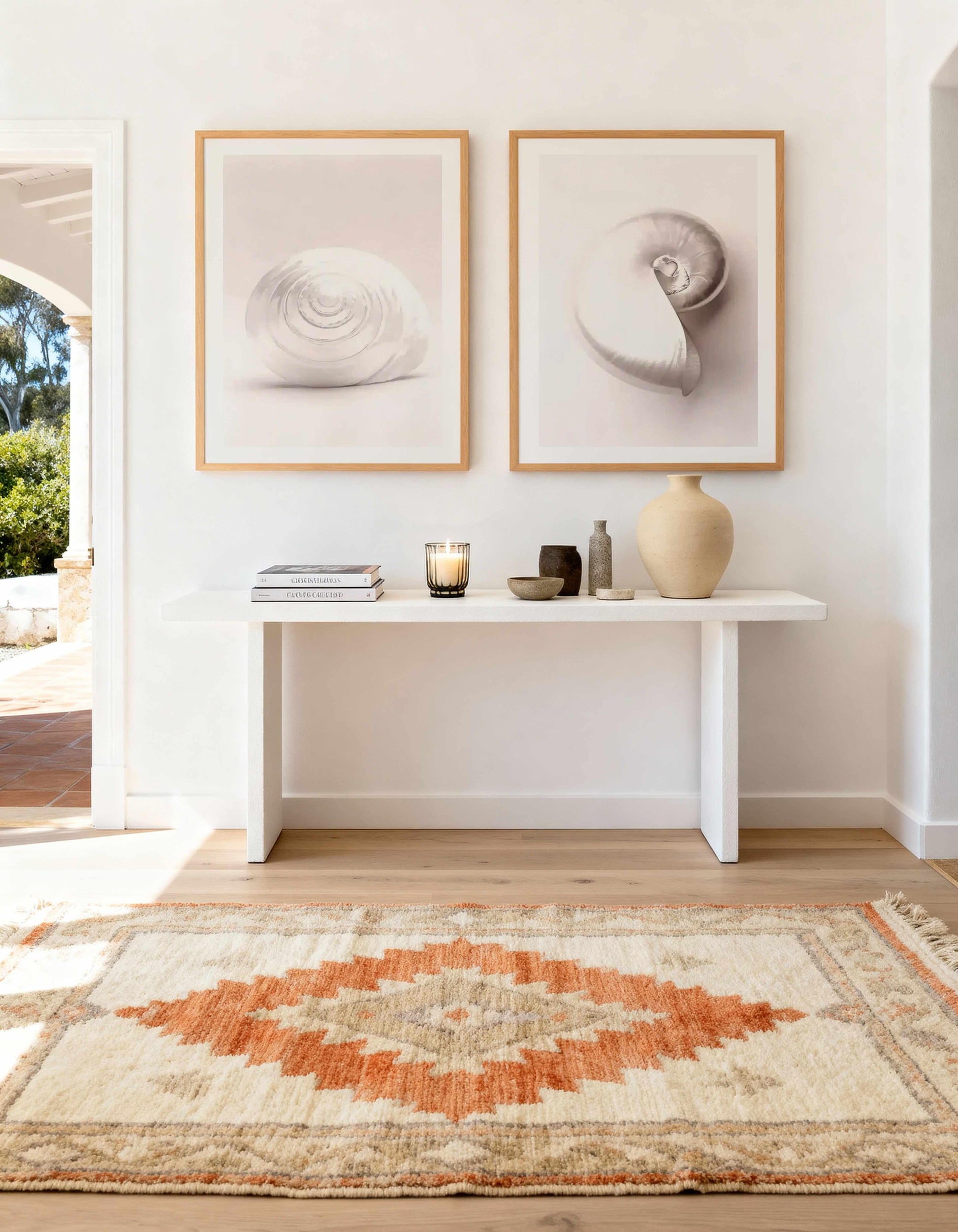Shell I & II Art Print Set of 2 | Matching Wall Art from Olive et Oriel where you can shop wallpaper and artworks online