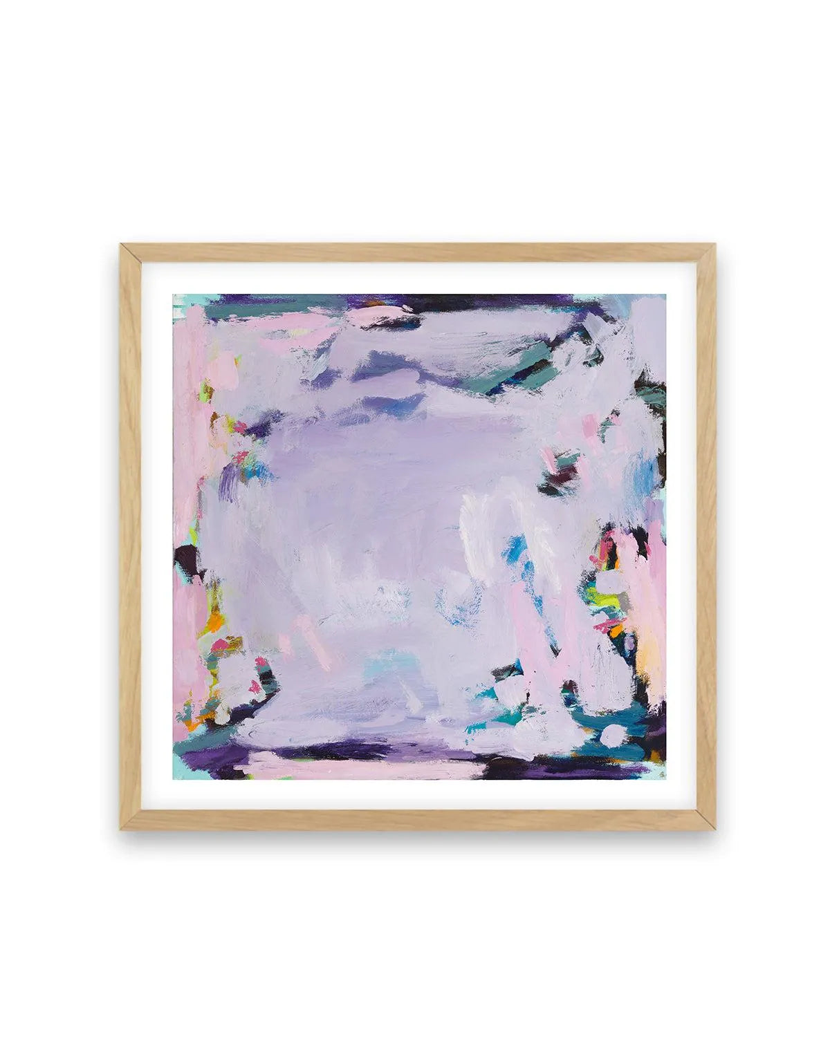 Sherbert I by Alicia Benetatos Art Print-PRINT-Olive et Oriel-Alicia Benetatos-70x70 cm | 27.5" x 27.5"-Oak-With White Border-Buy-Australian-Art-Prints-Online-with-Olive-et-Oriel-Your-Artwork-Specialists-Austrailia-Decorate-With-Coastal-Photo-Wall-Art-Prints-From-Our-Beach-House-Artwork-Collection-Fine-Poster-and-Framed-Artwork