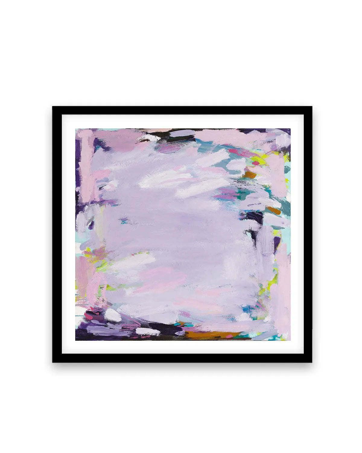 Sherbert II by Alicia Benetatos Art Print-PRINT-Olive et Oriel-Alicia Benetatos-70x70 cm | 27.5" x 27.5"-Black-With White Border-Buy-Australian-Art-Prints-Online-with-Olive-et-Oriel-Your-Artwork-Specialists-Austrailia-Decorate-With-Coastal-Photo-Wall-Art-Prints-From-Our-Beach-House-Artwork-Collection-Fine-Poster-and-Framed-Artwork