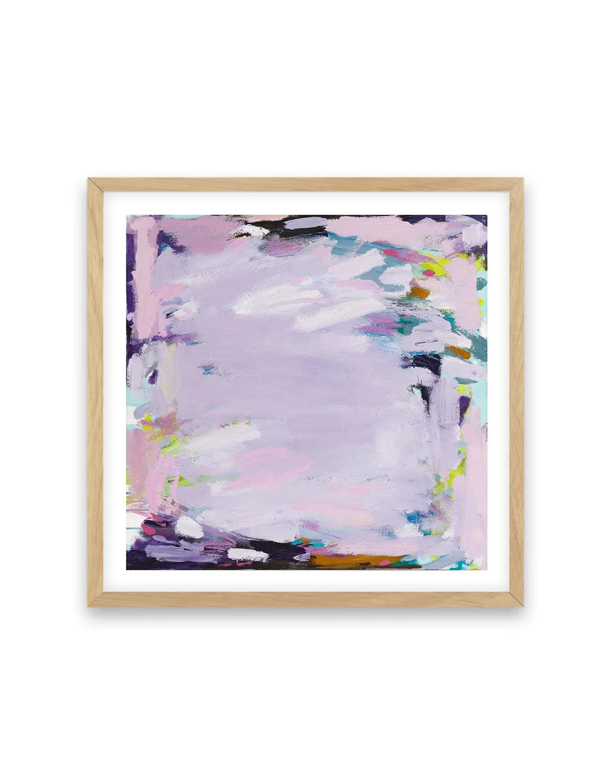 Sherbert II by Alicia Benetatos Art Print-PRINT-Olive et Oriel-Alicia Benetatos-70x70 cm | 27.5" x 27.5"-Oak-With White Border-Buy-Australian-Art-Prints-Online-with-Olive-et-Oriel-Your-Artwork-Specialists-Austrailia-Decorate-With-Coastal-Photo-Wall-Art-Prints-From-Our-Beach-House-Artwork-Collection-Fine-Poster-and-Framed-Artwork