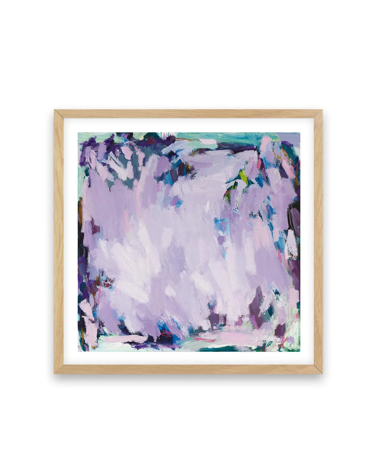 Sherbert III by Alicia Benetatos Art Print-PRINT-Olive et Oriel-Alicia Benetatos-70x70 cm | 27.5" x 27.5"-Oak-With White Border-Buy-Australian-Art-Prints-Online-with-Olive-et-Oriel-Your-Artwork-Specialists-Austrailia-Decorate-With-Coastal-Photo-Wall-Art-Prints-From-Our-Beach-House-Artwork-Collection-Fine-Poster-and-Framed-Artwork