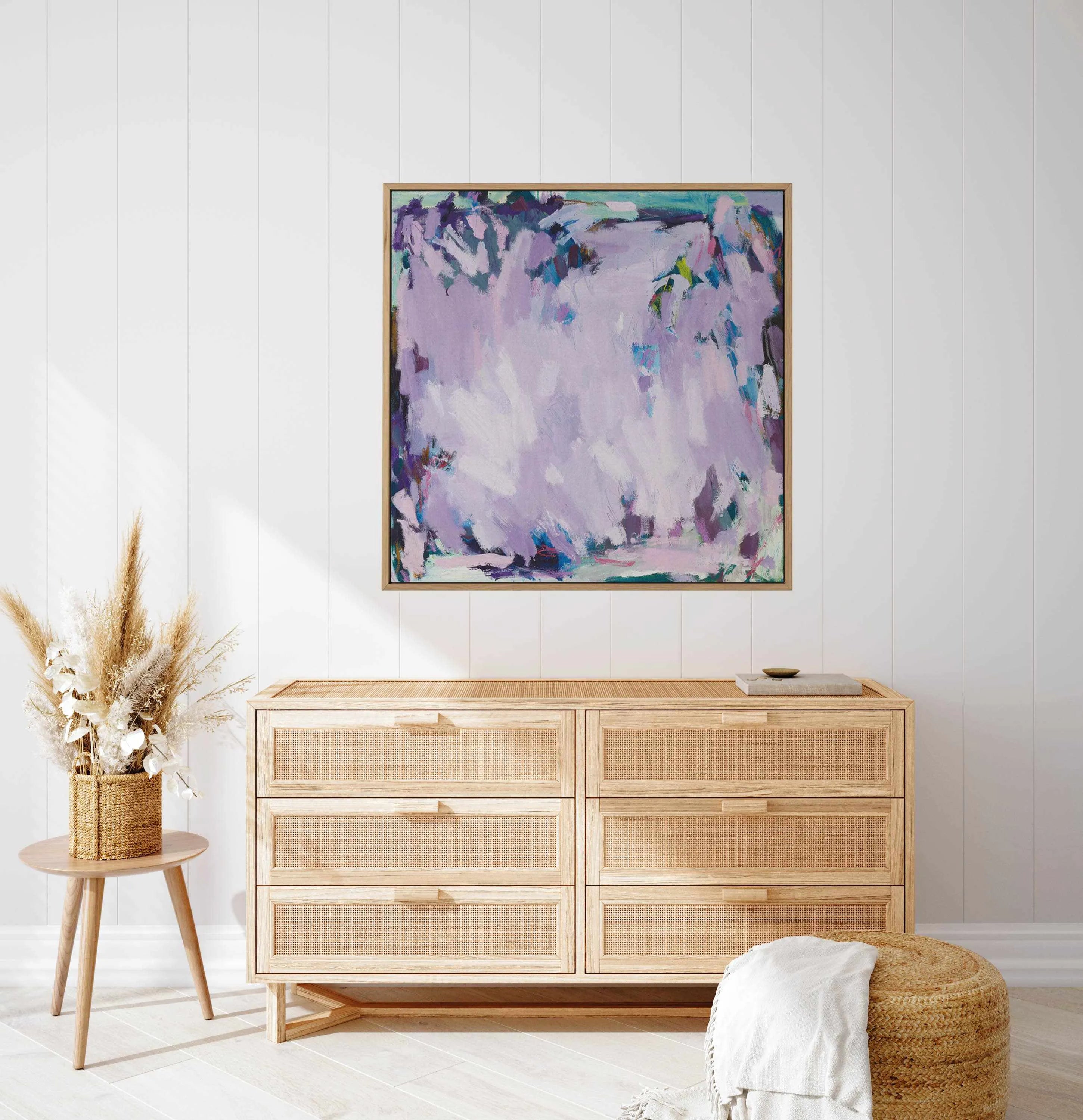 Sherbert III by Alicia Benetatos | Framed Canvas Art Print from Olive et Oriel where you can shop wallpaper and artworks online