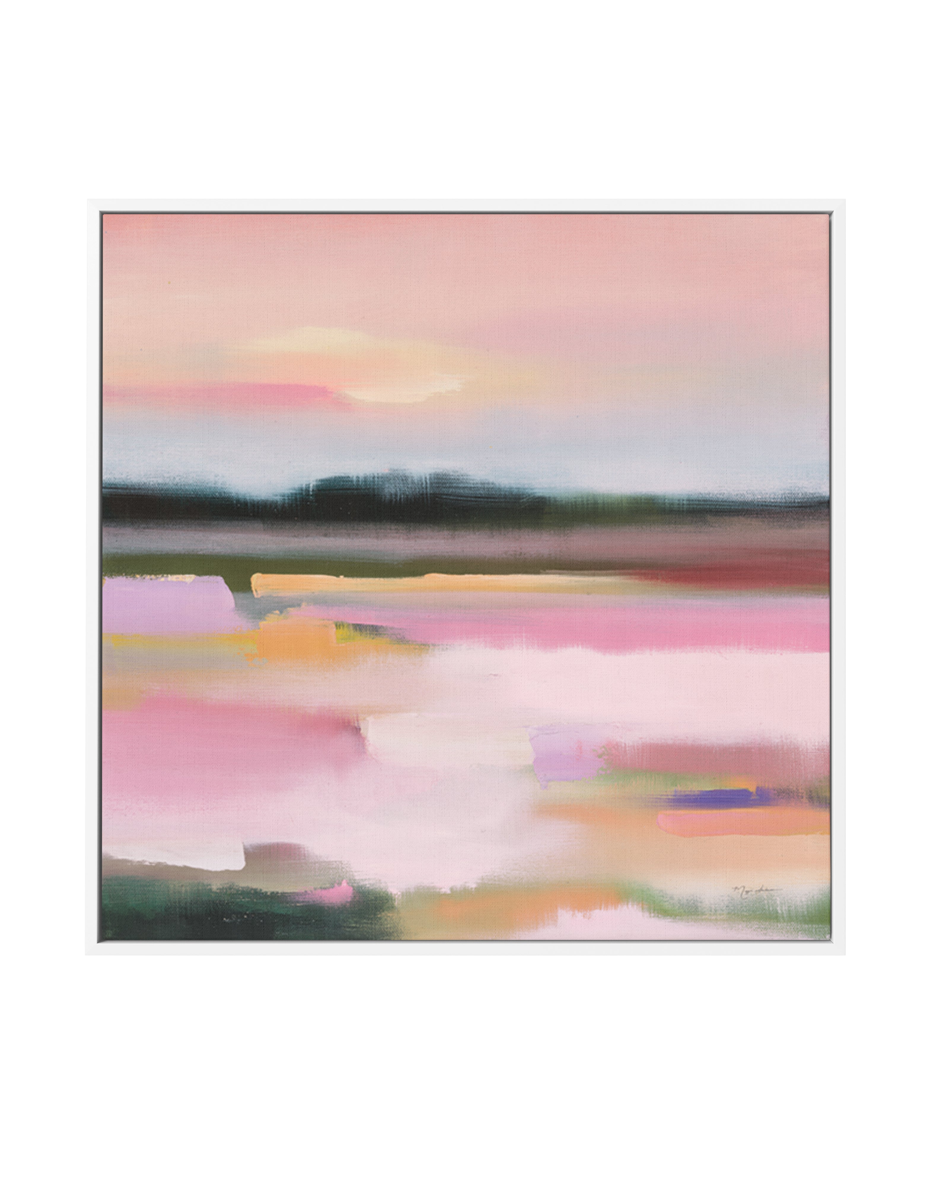 Sherbet | Framed Canvas Art Print