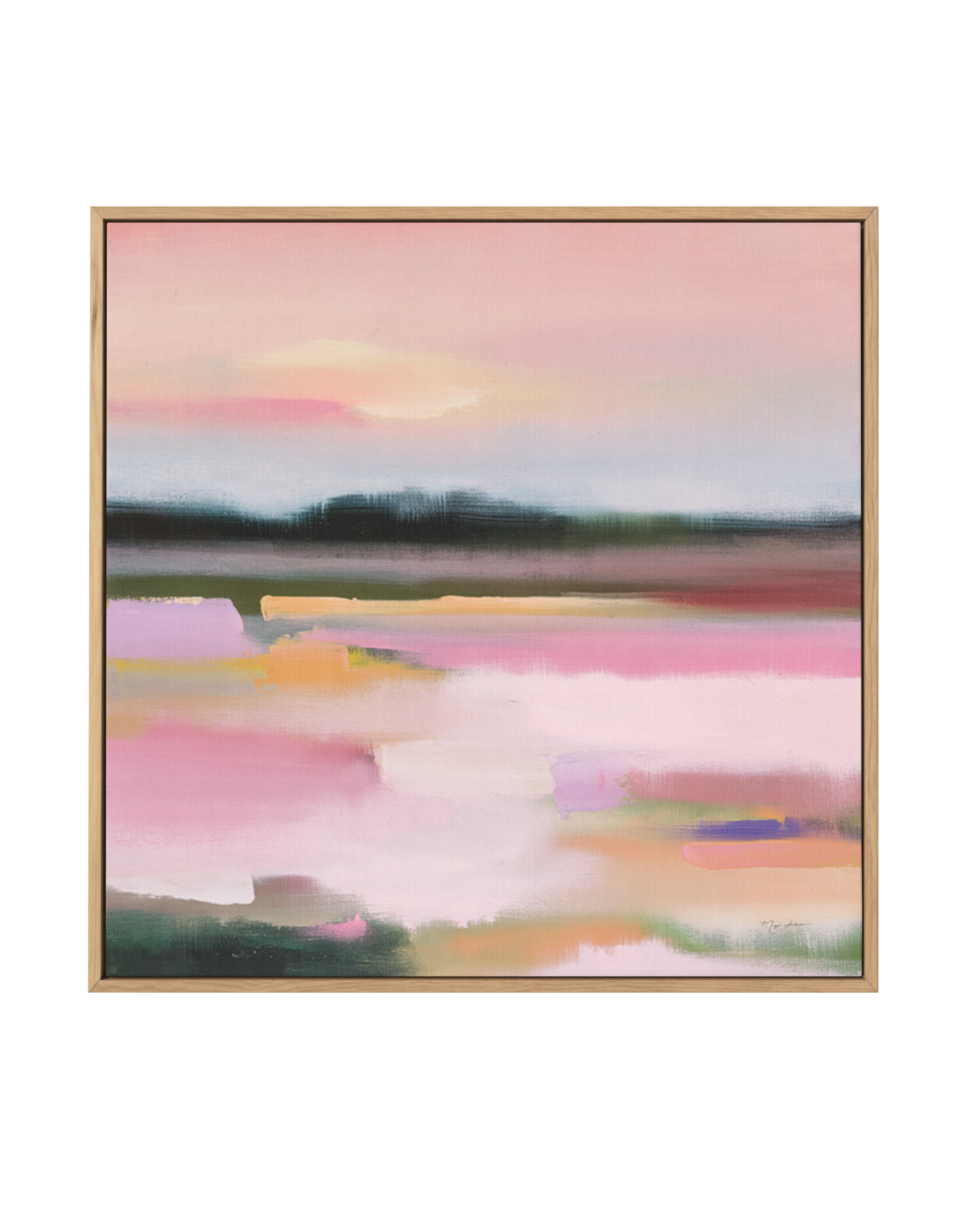 Sherbet | Framed Canvas Art Print