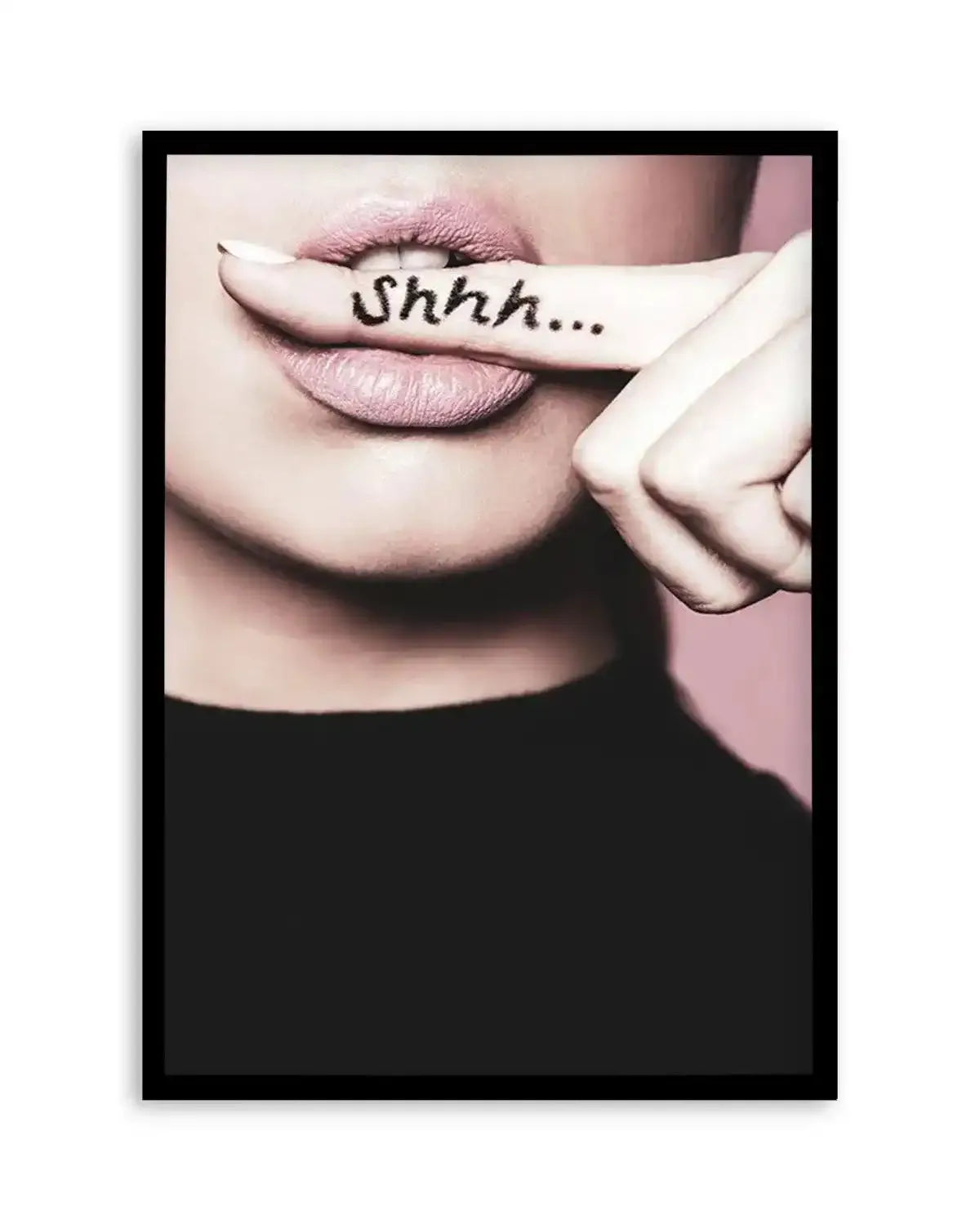 Shhh... Silence Art Print from Olive et Oriel where you can shop wallpaper and artworks online
