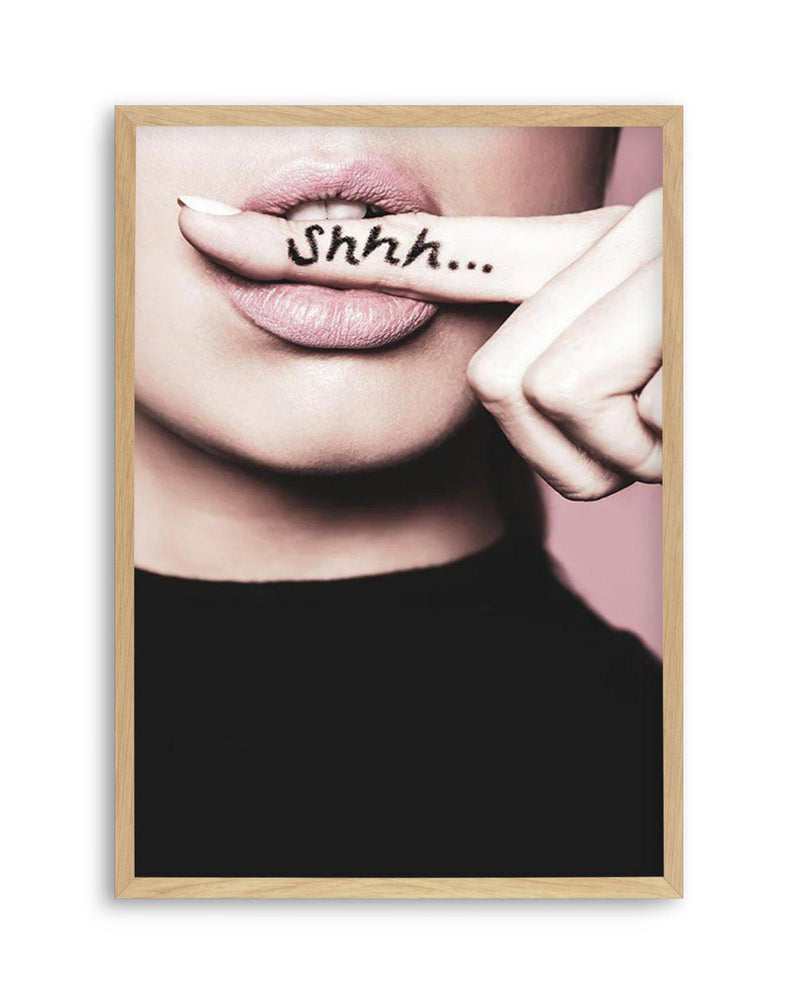 Shhh... Silence Art Print