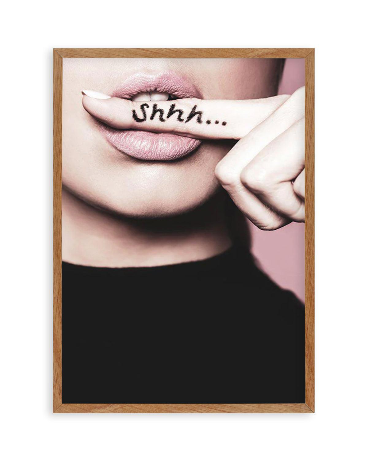 Shhh... Silence Art Print