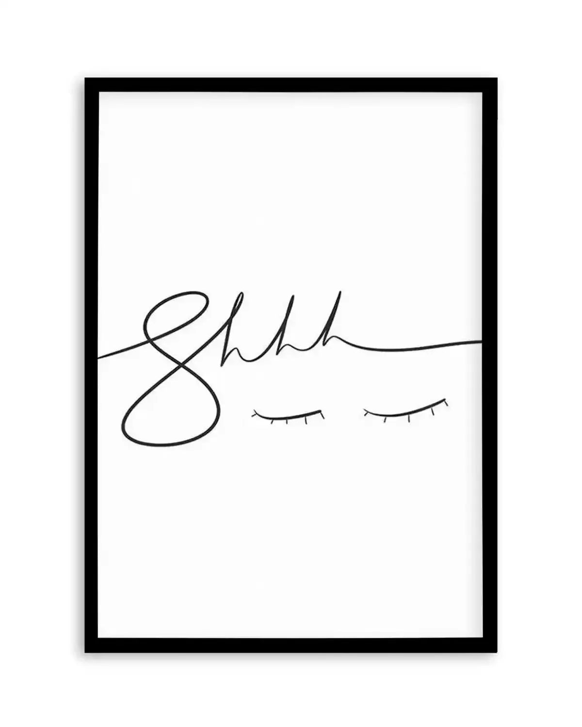 Shhhh Art Print from Olive et Oriel where you can shop wallpaper and artworks online