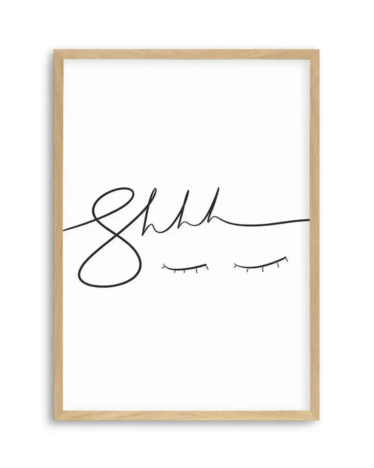 Shhhh Art Print from Olive et Oriel where you can shop wallpaper and artworks online