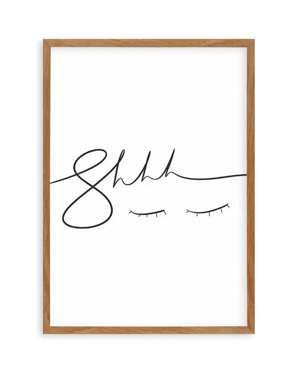 Shhhh Art Print from Olive et Oriel where you can shop wallpaper and artworks online