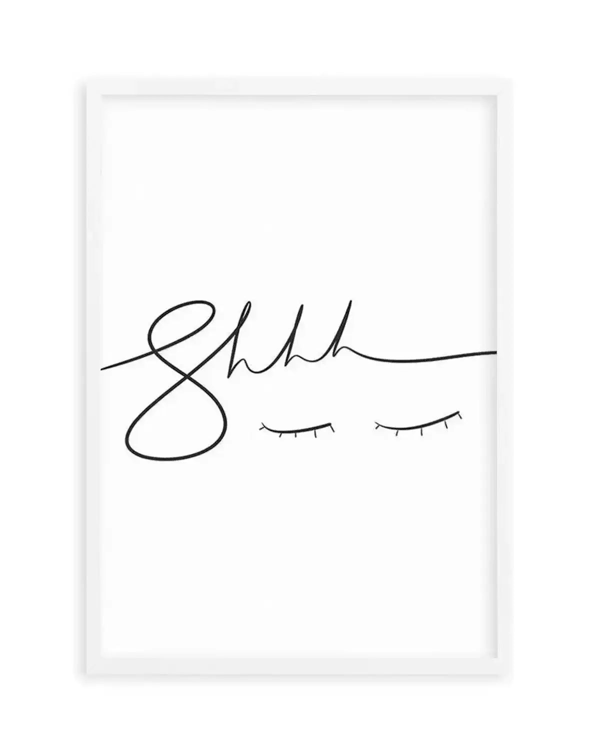 Shhhh Art Print from Olive et Oriel where you can shop wallpaper and artworks online