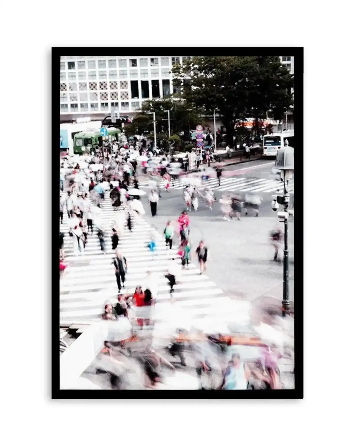 Shibuya Crossing I Art Print from Olive et Oriel where you can shop wallpaper and artworks online