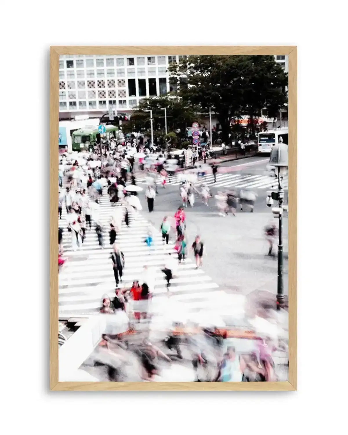 Shibuya Crossing I Art Print from Olive et Oriel where you can shop wallpaper and artworks online