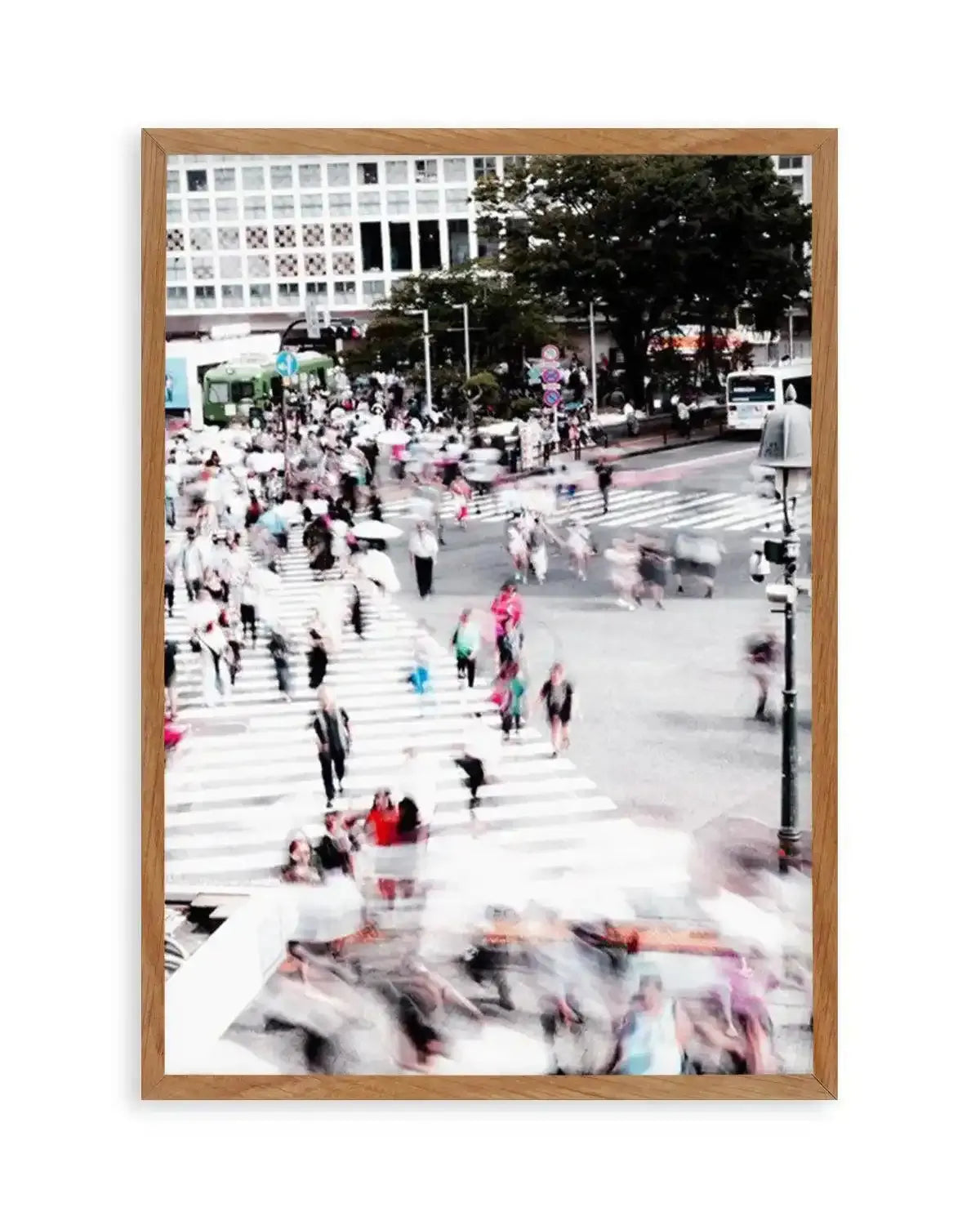 Shibuya Crossing I Art Print from Olive et Oriel where you can shop wallpaper and artworks online