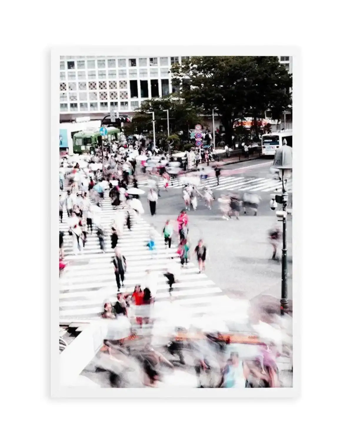 Shibuya Crossing I Art Print from Olive et Oriel where you can shop wallpaper and artworks online