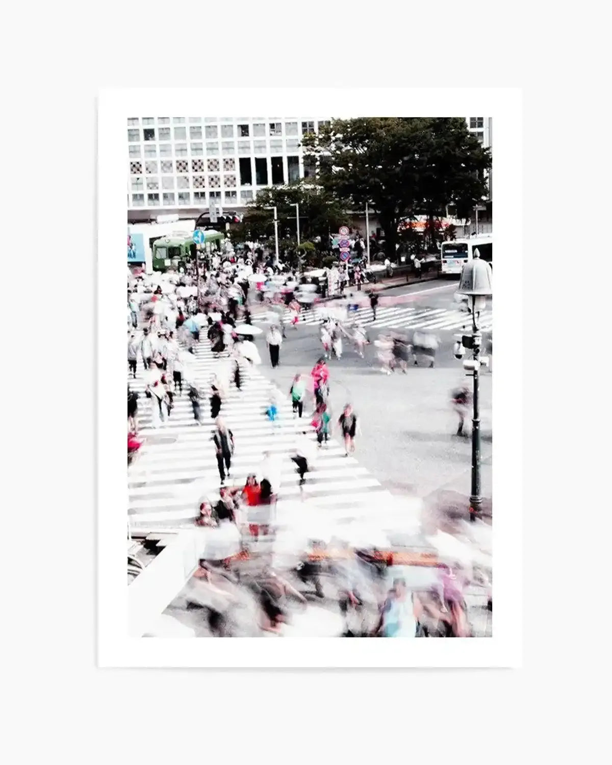 Shibuya Crossing I Art Print from Olive et Oriel where you can shop wallpaper and artworks online
