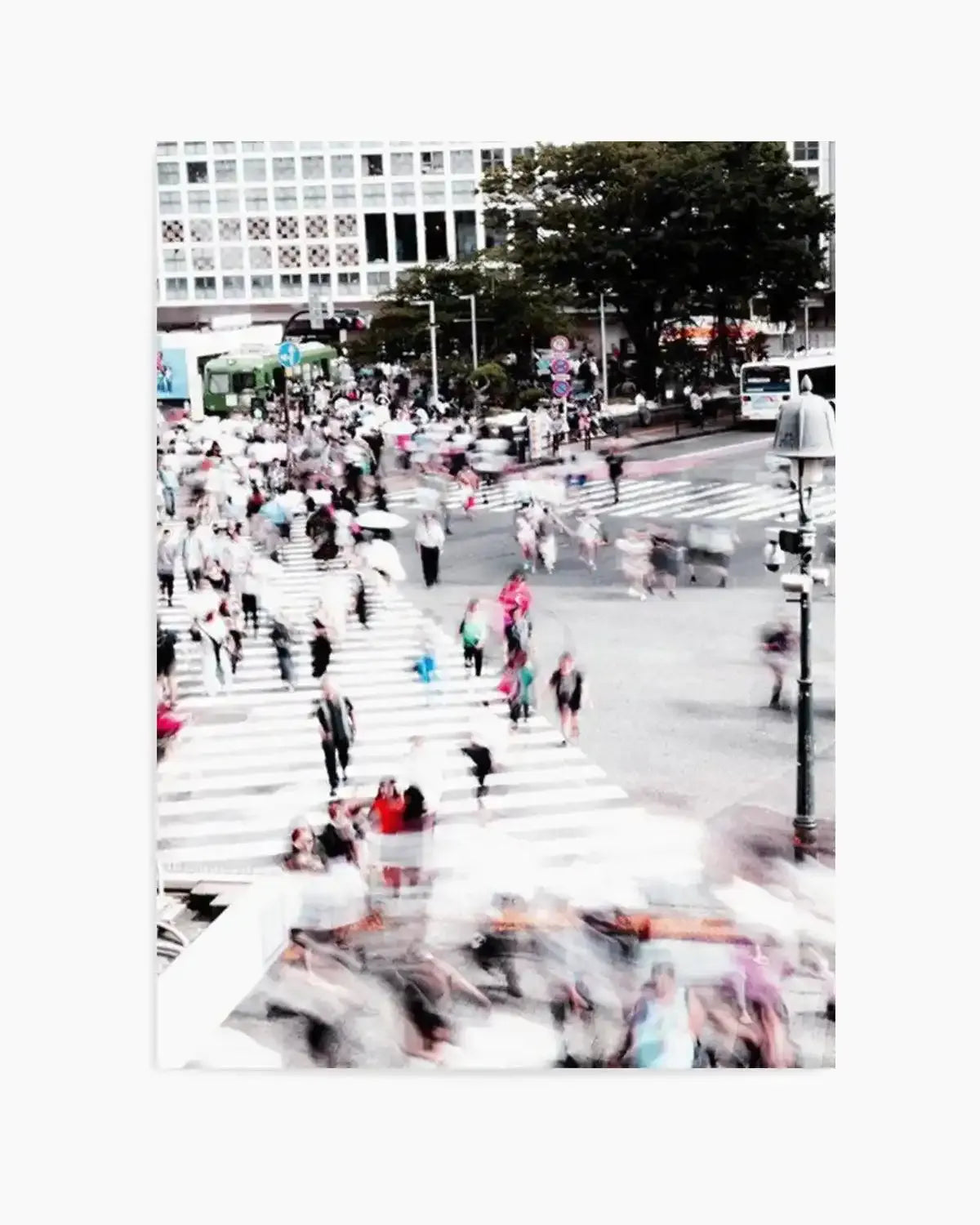 Shibuya Crossing I Art Print from Olive et Oriel where you can shop wallpaper and artworks online