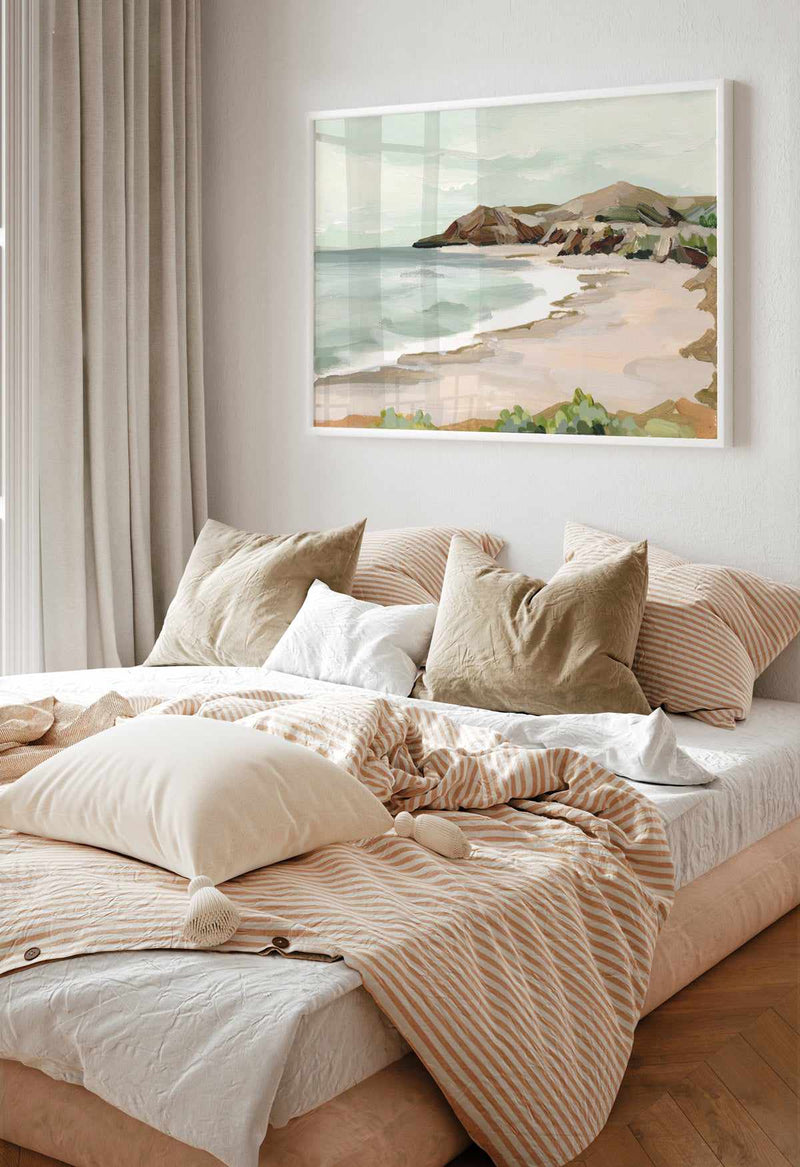 Bodega Bay by Shina Choi | Art Print from Olive et Oriel where you can shop wallpaper and artworks online