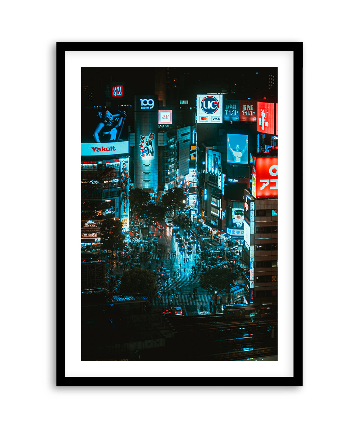 Shinjuku Night Lights by Hiromu Ashida | Art Print