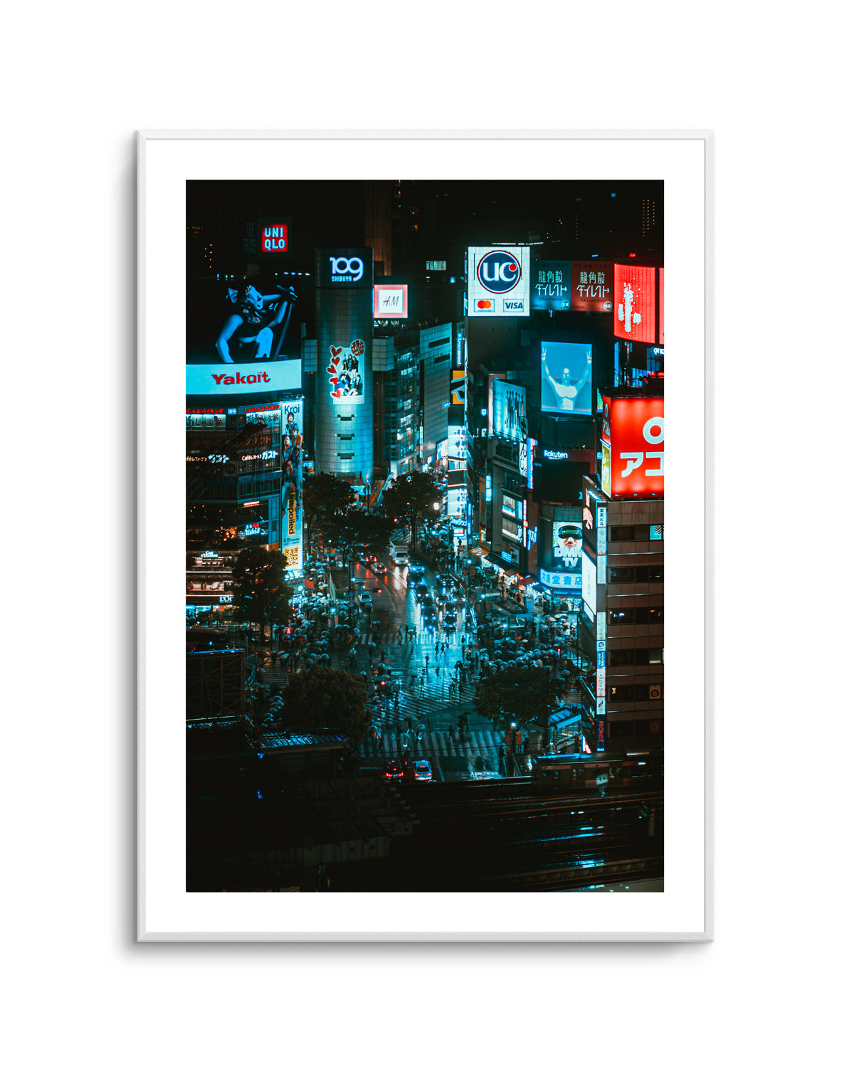 Shinjuku Night Lights by Hiromu Ashida | Art Print