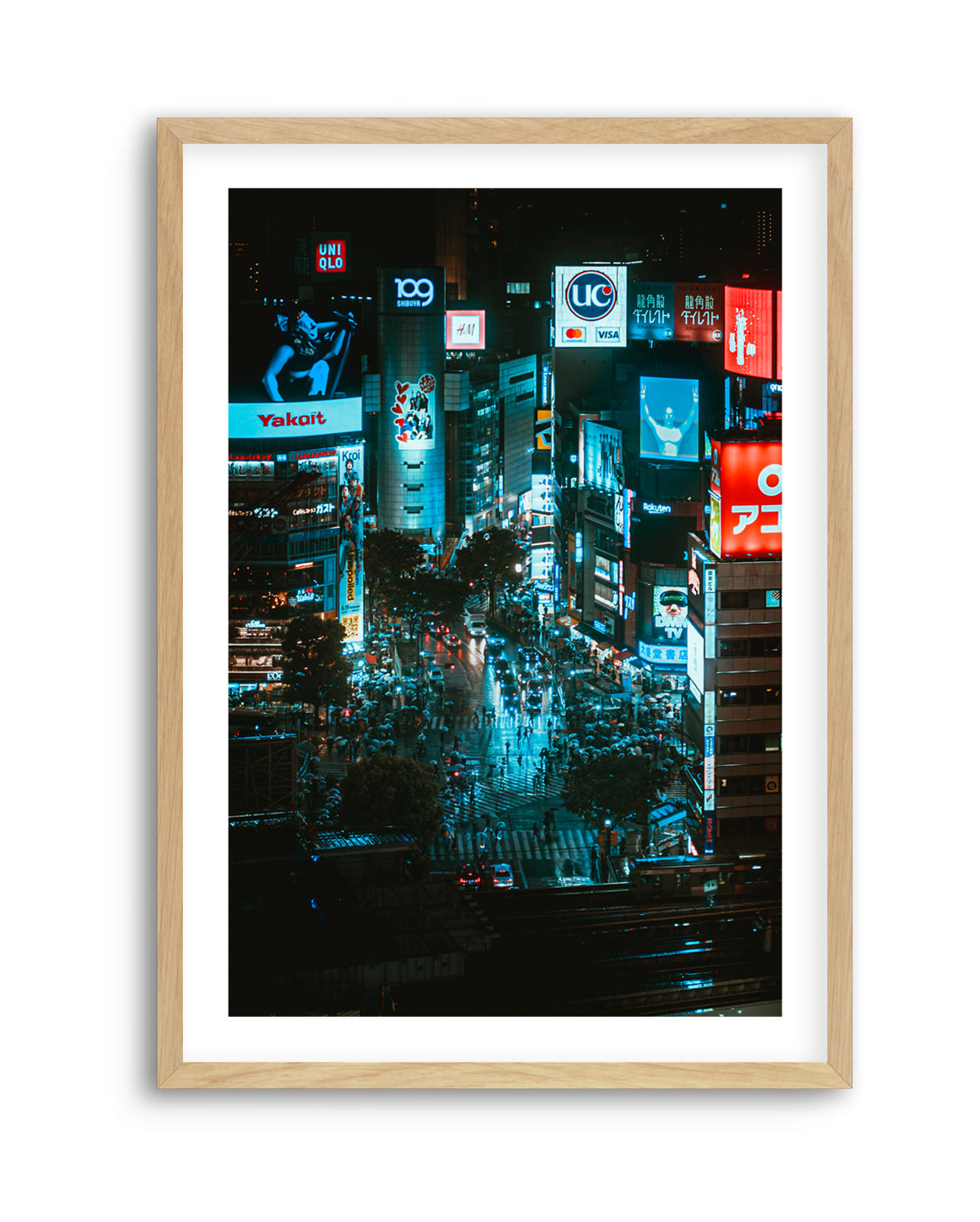 Shinjuku Night Lights by Hiromu Ashida | Art Print