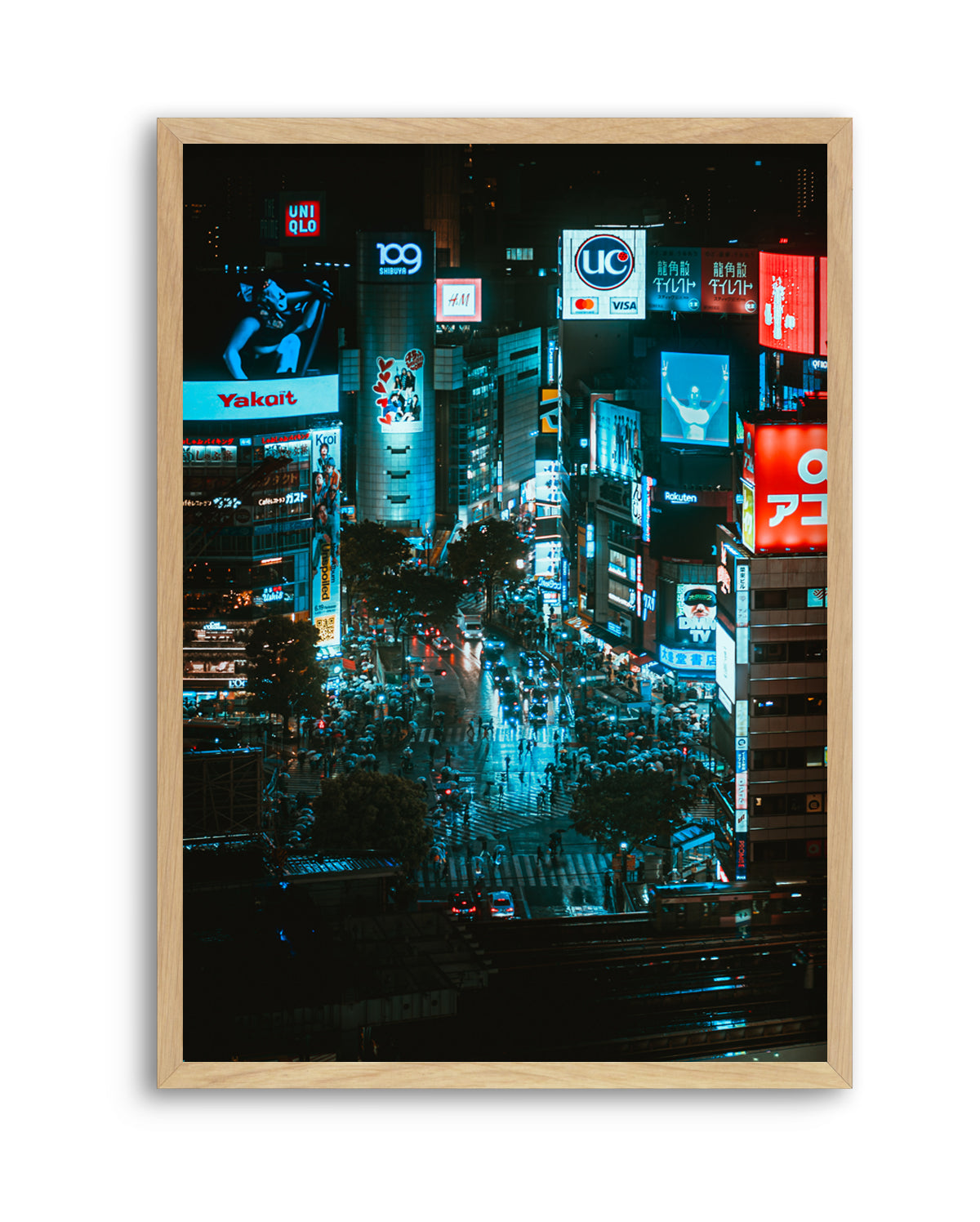 Shinjuku Night Lights by Hiromu Ashida | Art Print
