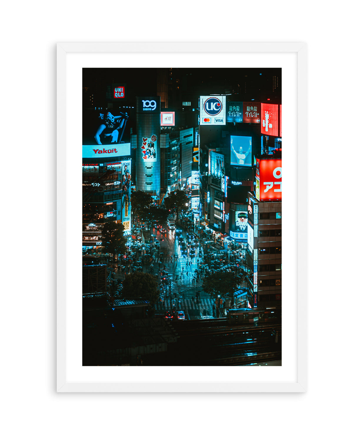 Shinjuku Night Lights by Hiromu Ashida | Art Print