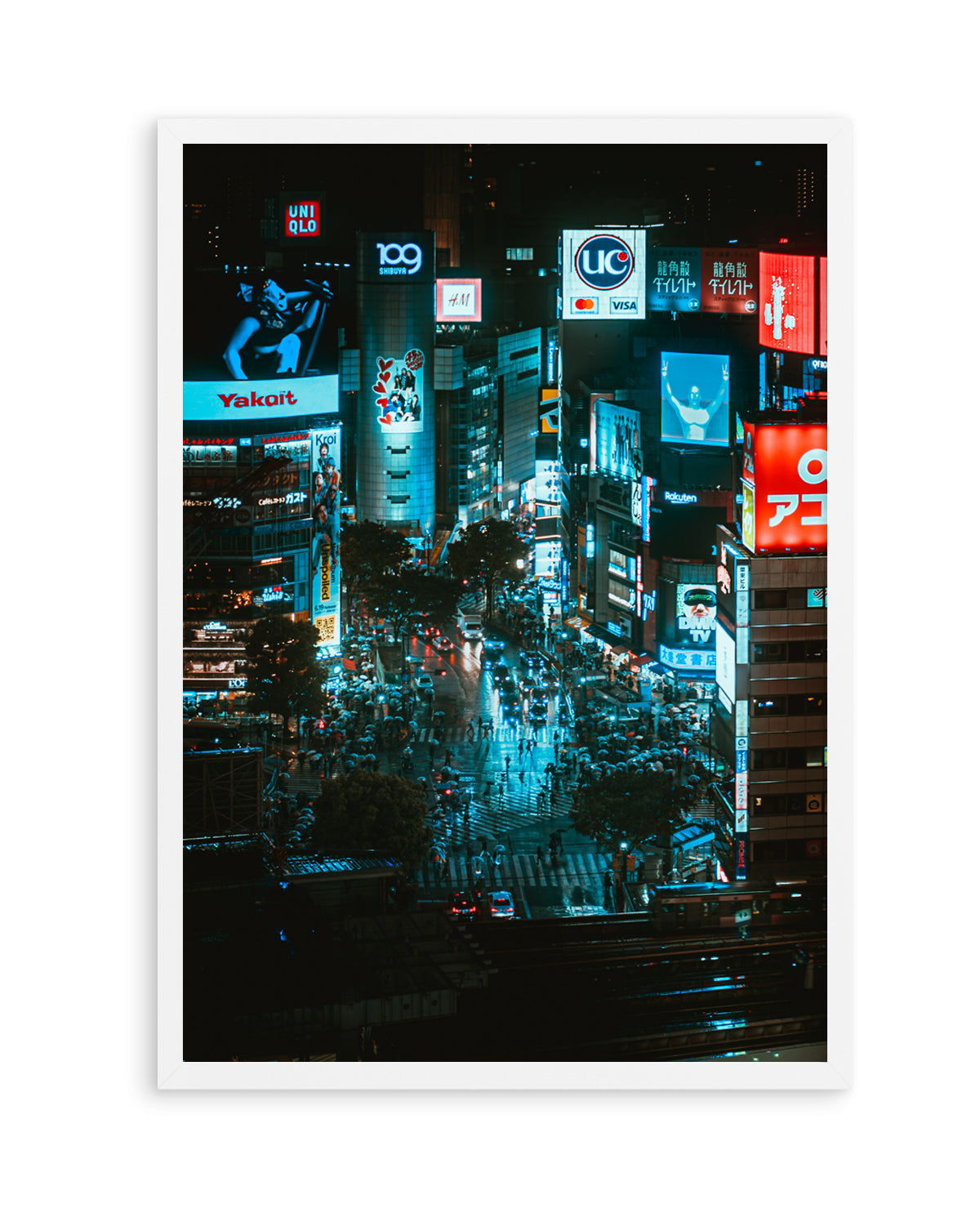 Shinjuku Night Lights by Hiromu Ashida | Art Print