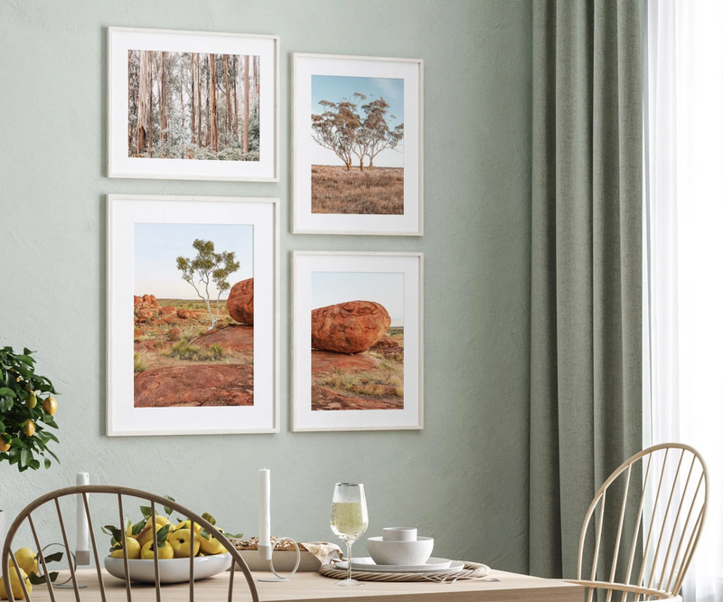 Shop Australian Bush & Gum Tree wall art prints with Olive et Oriel - Buy art online and transform your home to something truly special with our extra large wall art. Our modern contemporary art gallery offers professional framing services.