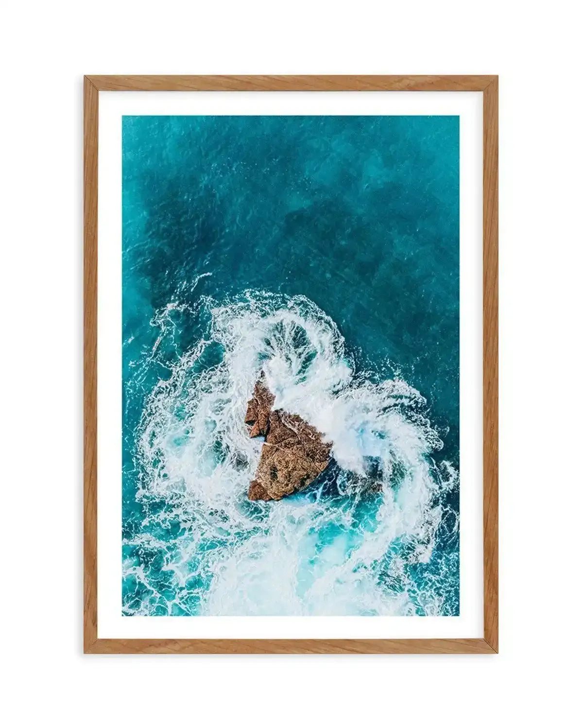 Short Point Headland II Art Print-PRINT-Olive et Oriel-Olive et Oriel-50x70 cm | 19.6" x 27.5"-Walnut-With White Border-Buy-Australian-Art-Prints-Online-with-Olive-et-Oriel-Your-Artwork-Specialists-Austrailia-Decorate-With-Coastal-Photo-Wall-Art-Prints-From-Our-Beach-House-Artwork-Collection-Fine-Poster-and-Framed-Artwork