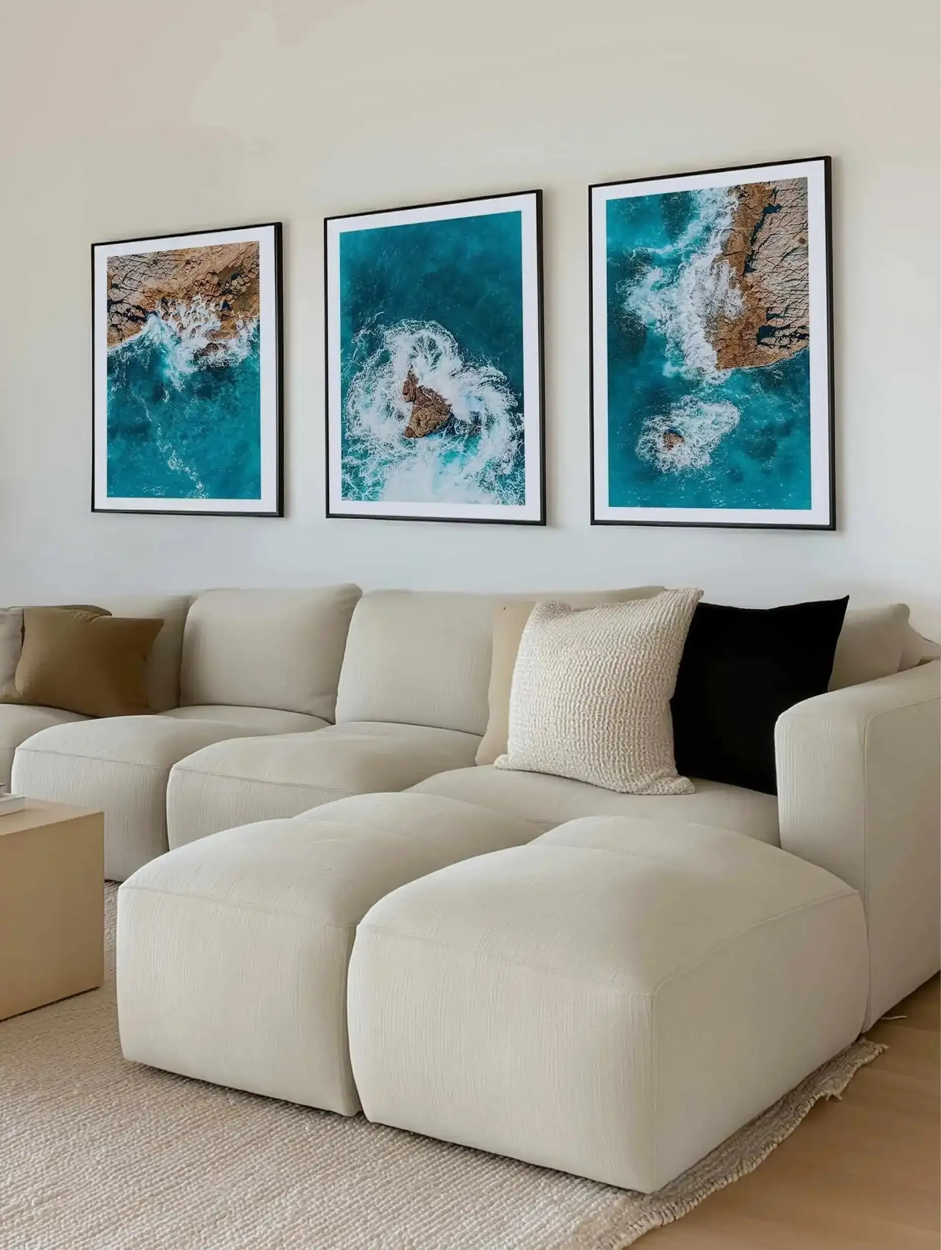 Short Point Headland III | Aerial Photo Wall Art Print from Olive et Oriel where you can shop wallpaper and artworks online
