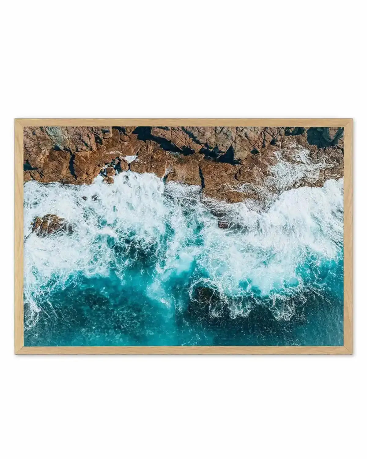 Short Point Headland LS | Aerial Photo Wall Art Print from Olive et Oriel where you can shop wallpaper and artworks online